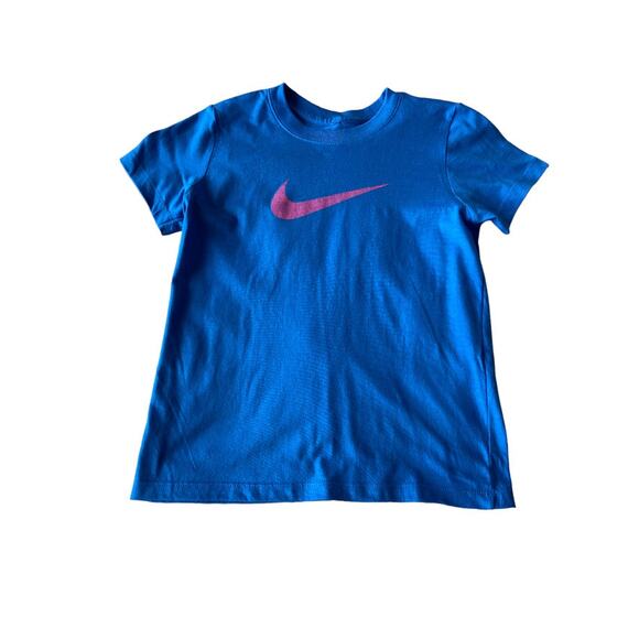 Nike Tee Blue Unisex Kids T Shirt‎ Small *NWT - Picture 1 of 4